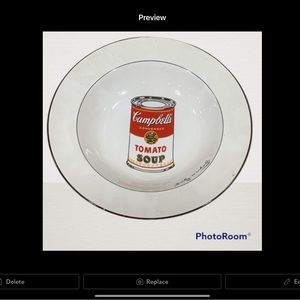 Andy Warhol Ltd. Edition Campbell’s Soup Bowl